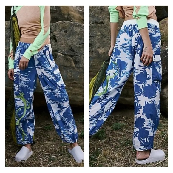 FP Movement by Free People Blue and Green Pantsuit - Picture 3 of 14